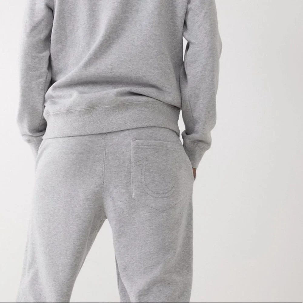 TRUE RELIGION HEATHER GREY HORSESHOE RING‎ JOGGER
